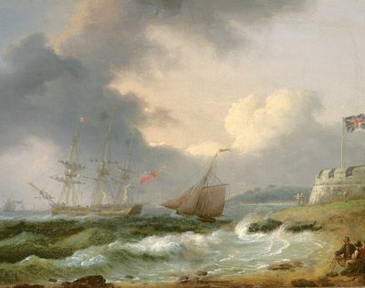 Off the Squadron, Cowes by Thomas Luny